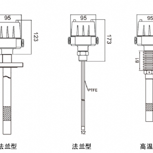 KMY601高温型电容料位开关